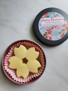 Cherry Blossoms Solid Lotion Bar