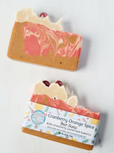 Load image into Gallery viewer, Cranberry Orange Spice Bar Soap
