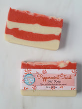 Load image into Gallery viewer, Peppermint Twist Bar Soap

