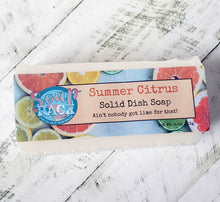 Load image into Gallery viewer, Summer Citrus Solid Dish Soap

