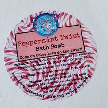 Load image into Gallery viewer, Peppermint Twist Bath Bomb

