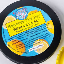 Load image into Gallery viewer, Squeeze The Day Solid Lotion Bar
